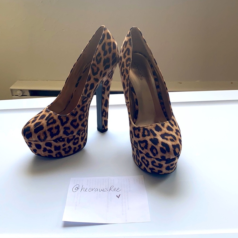 Cheetah Print High Heels